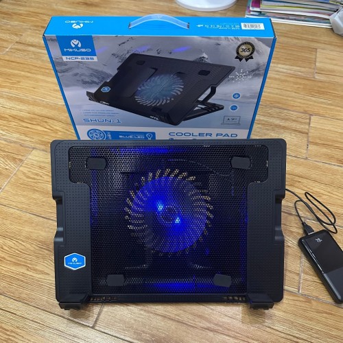 Cooler pad laptop stand